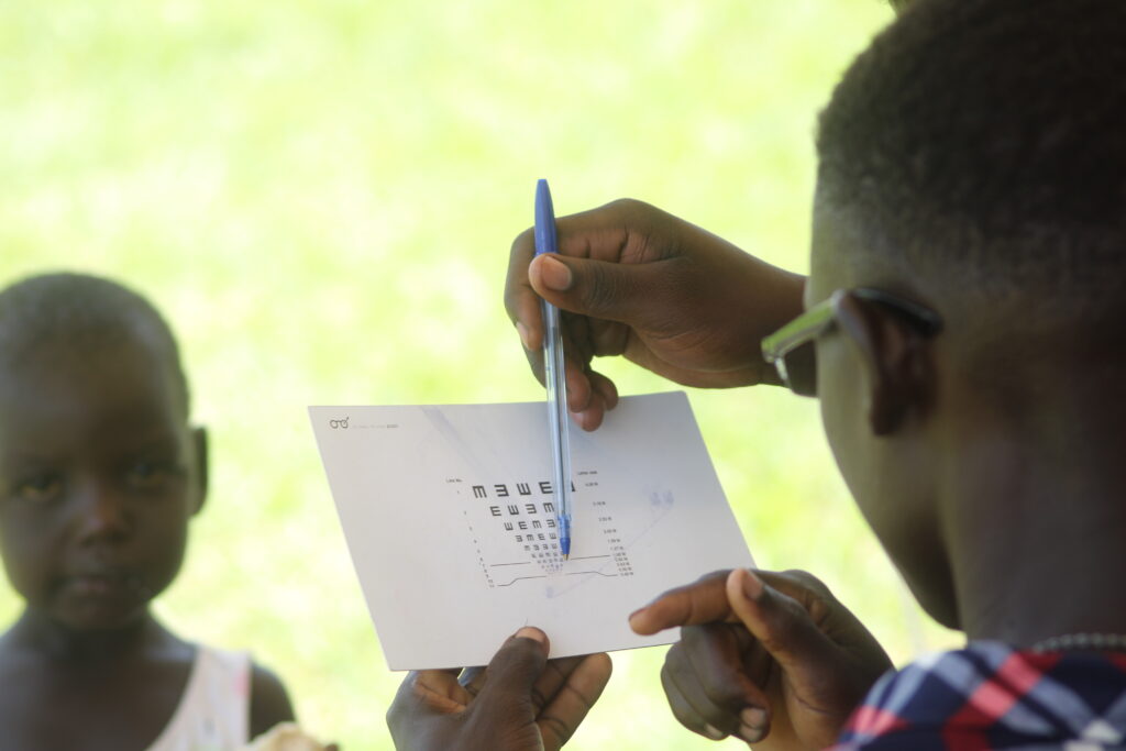 Community Focus International Brings Eye Glasses to Pader